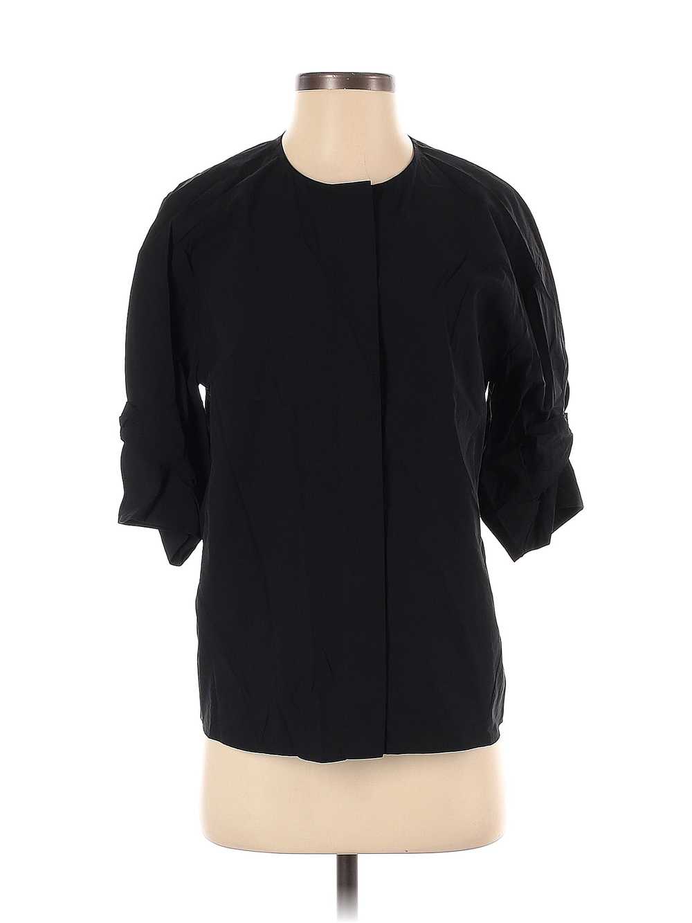 Cos Women Black 3/4 Sleeve Blouse 4 - image 1