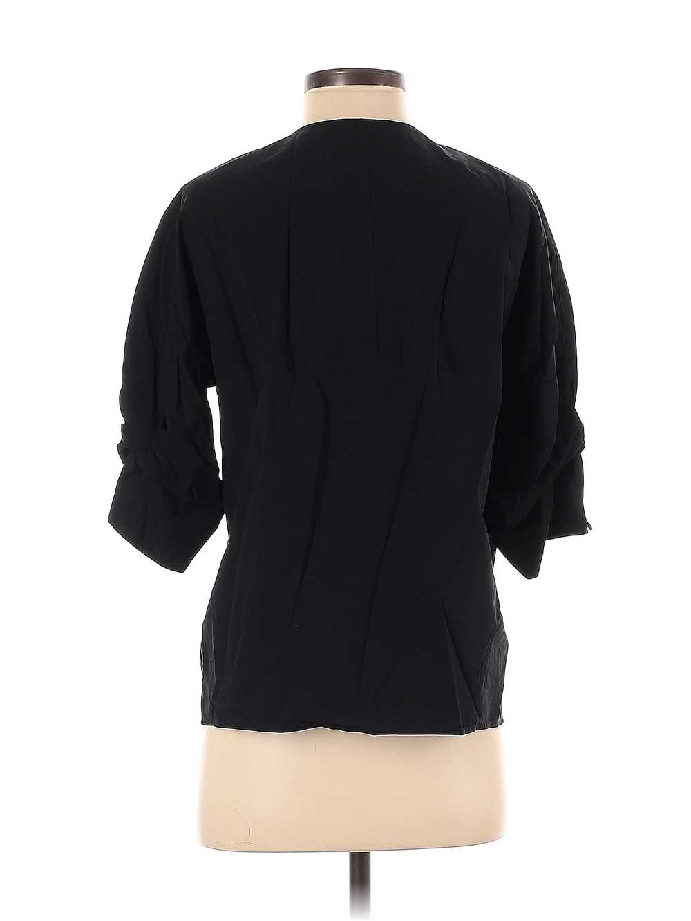 Cos Women Black 3/4 Sleeve Blouse 4 - image 2
