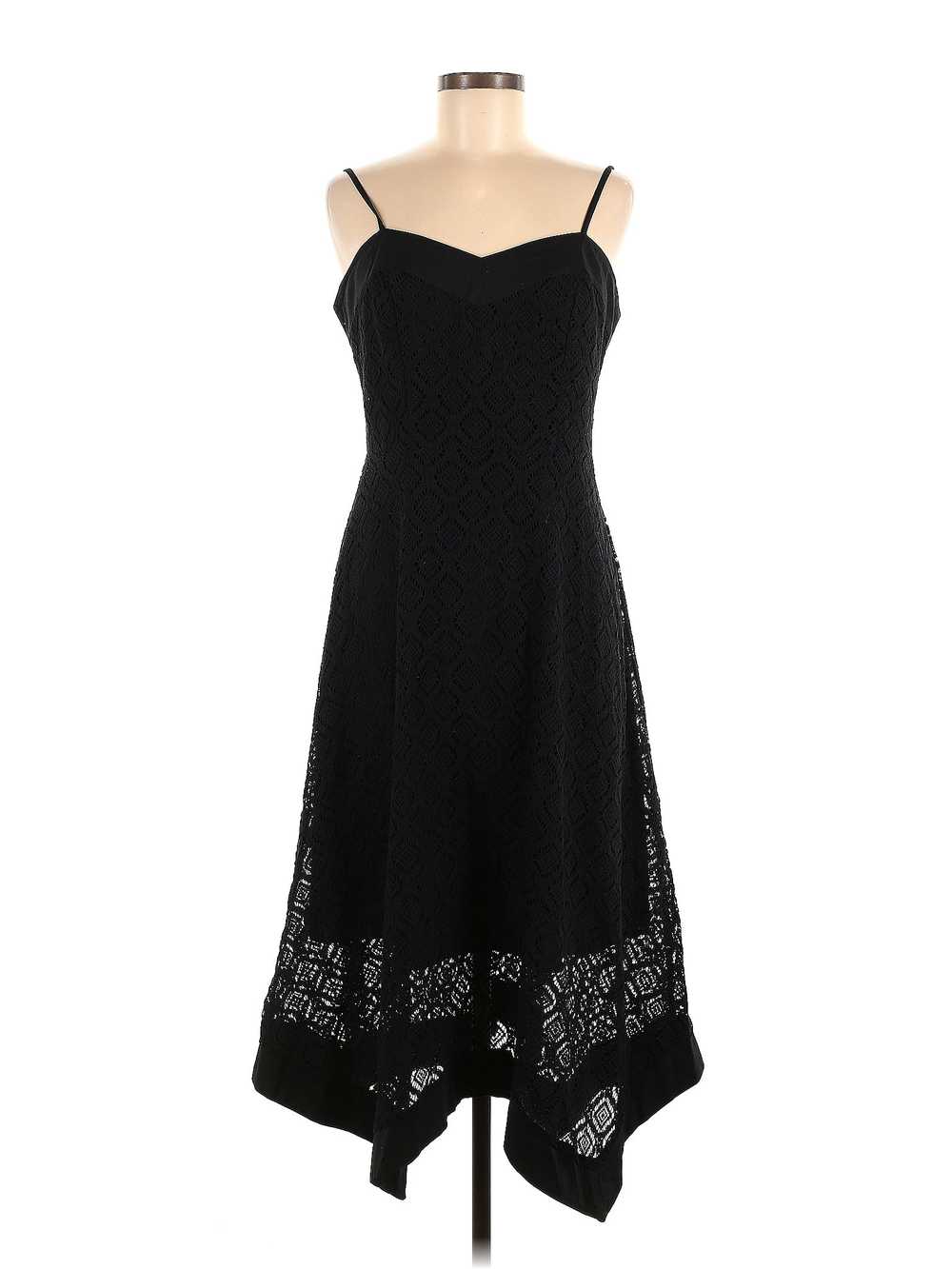 NANETTE Nanette Lepore Women Black Casual Dress 8 - image 1