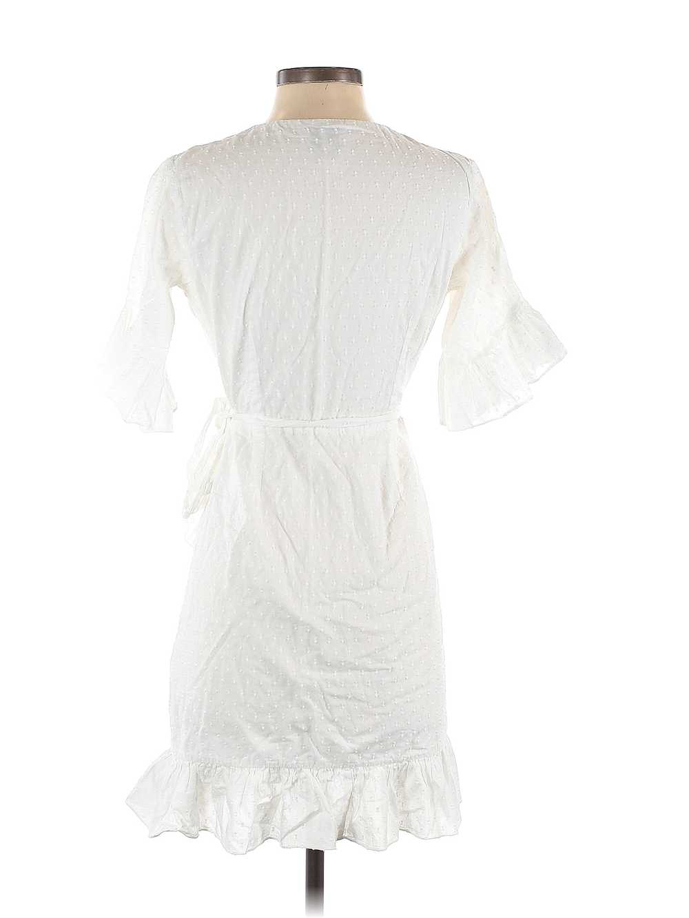 Kos Resort Women White Casual Dress S - image 2