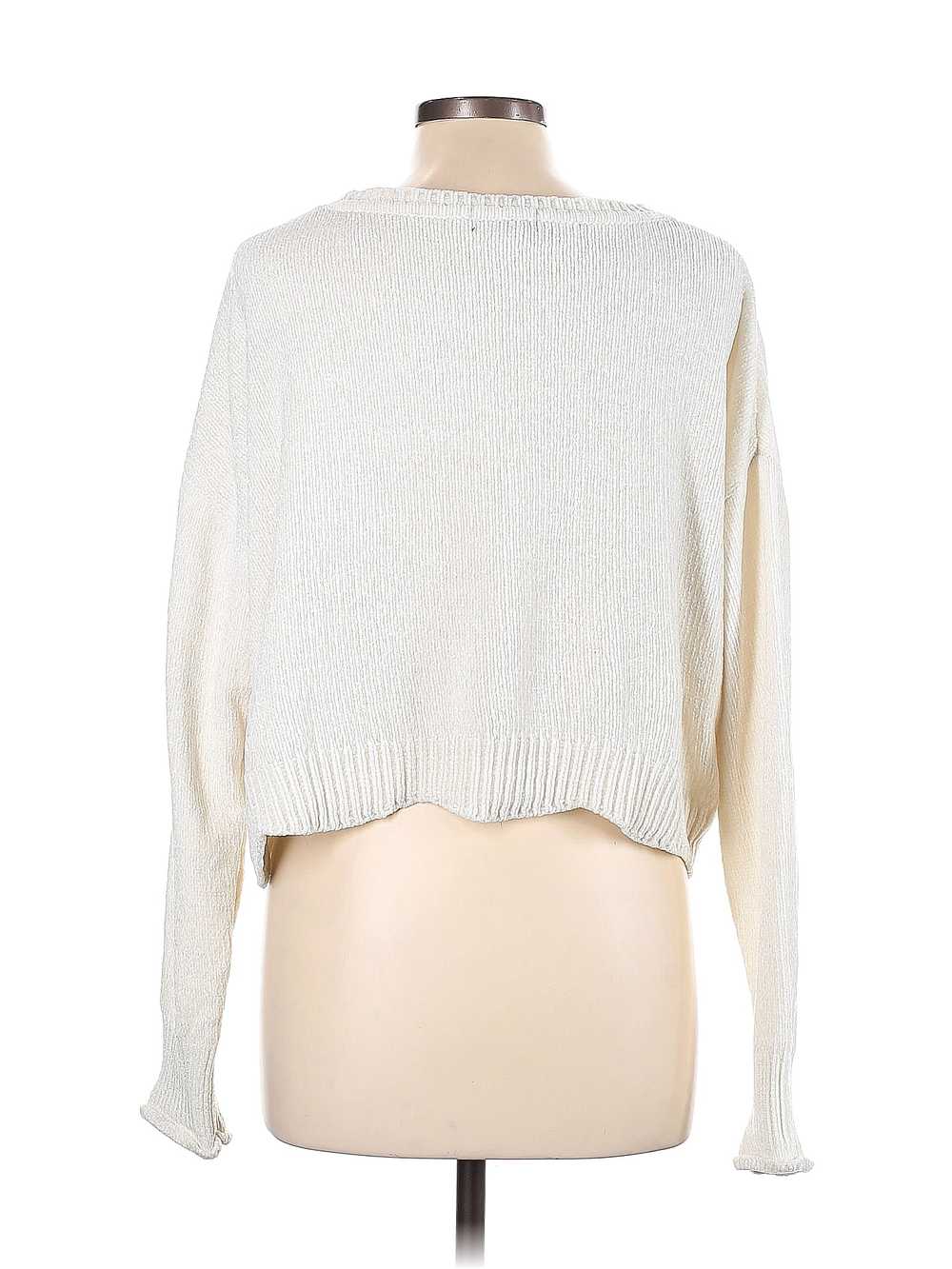 Aqua Women Ivory Pullover Sweater L - image 2