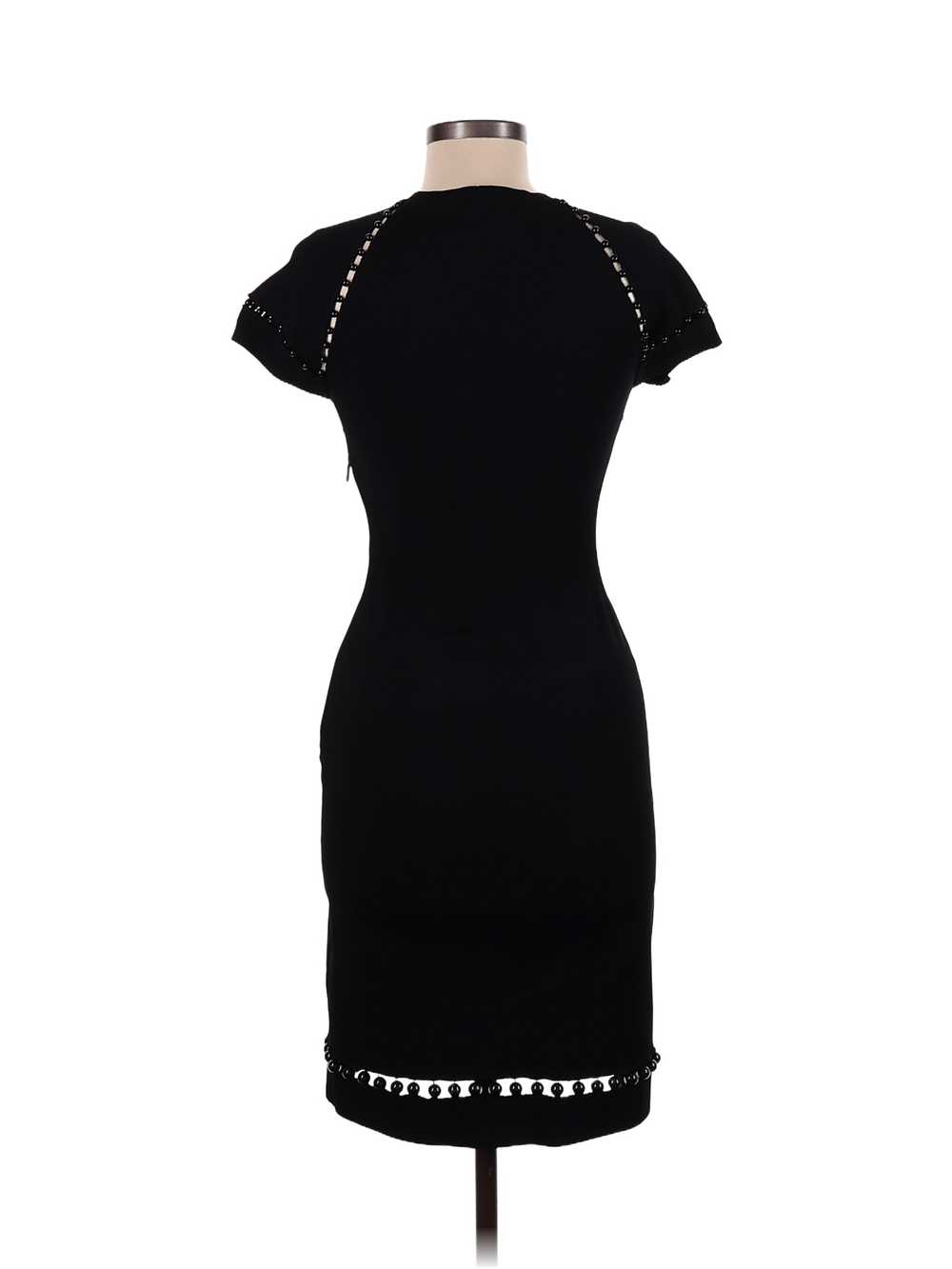 Bottega Veneta Women Black Beaded Cutout Dress 38… - image 2