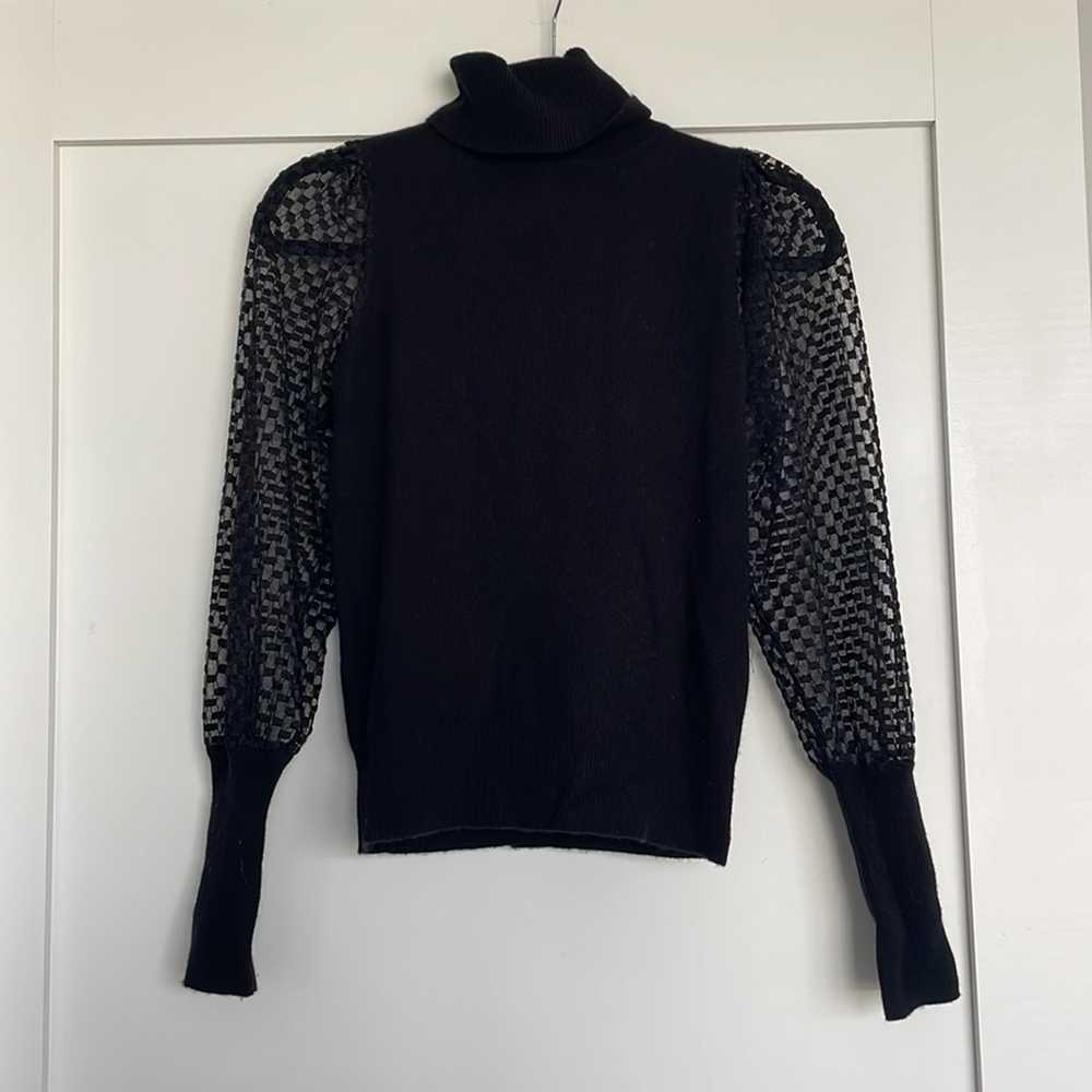 Aqua Cashmere Turtleneck Sweater Size XS - image 5