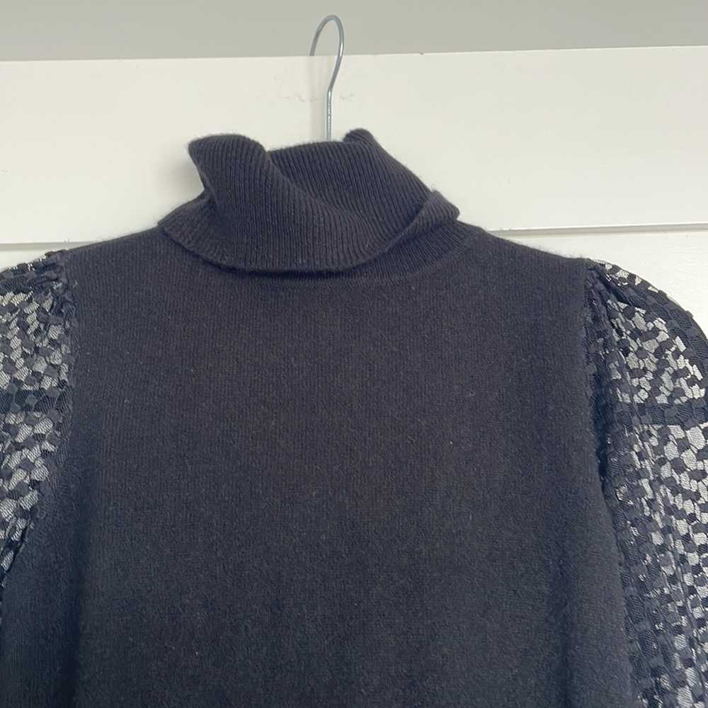Aqua Cashmere Turtleneck Sweater Size XS - image 7