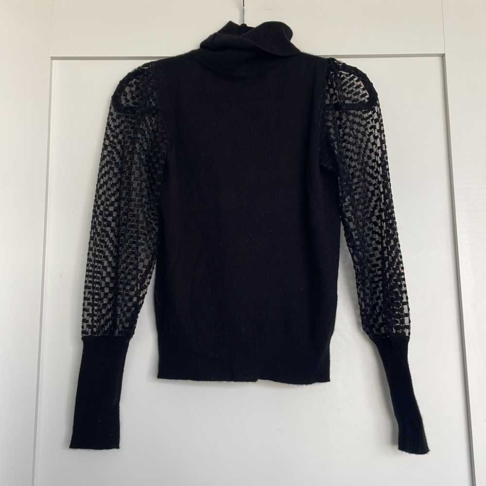 Aqua Cashmere Turtleneck Sweater Size XS - image 8