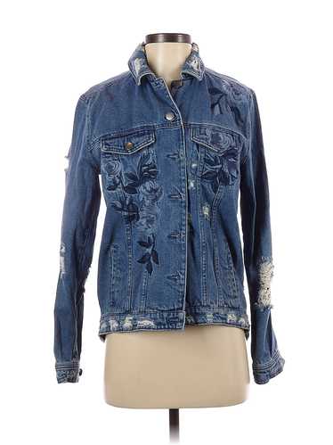 Tinsel Denim Couture Women Blue Denim Jacket XS
