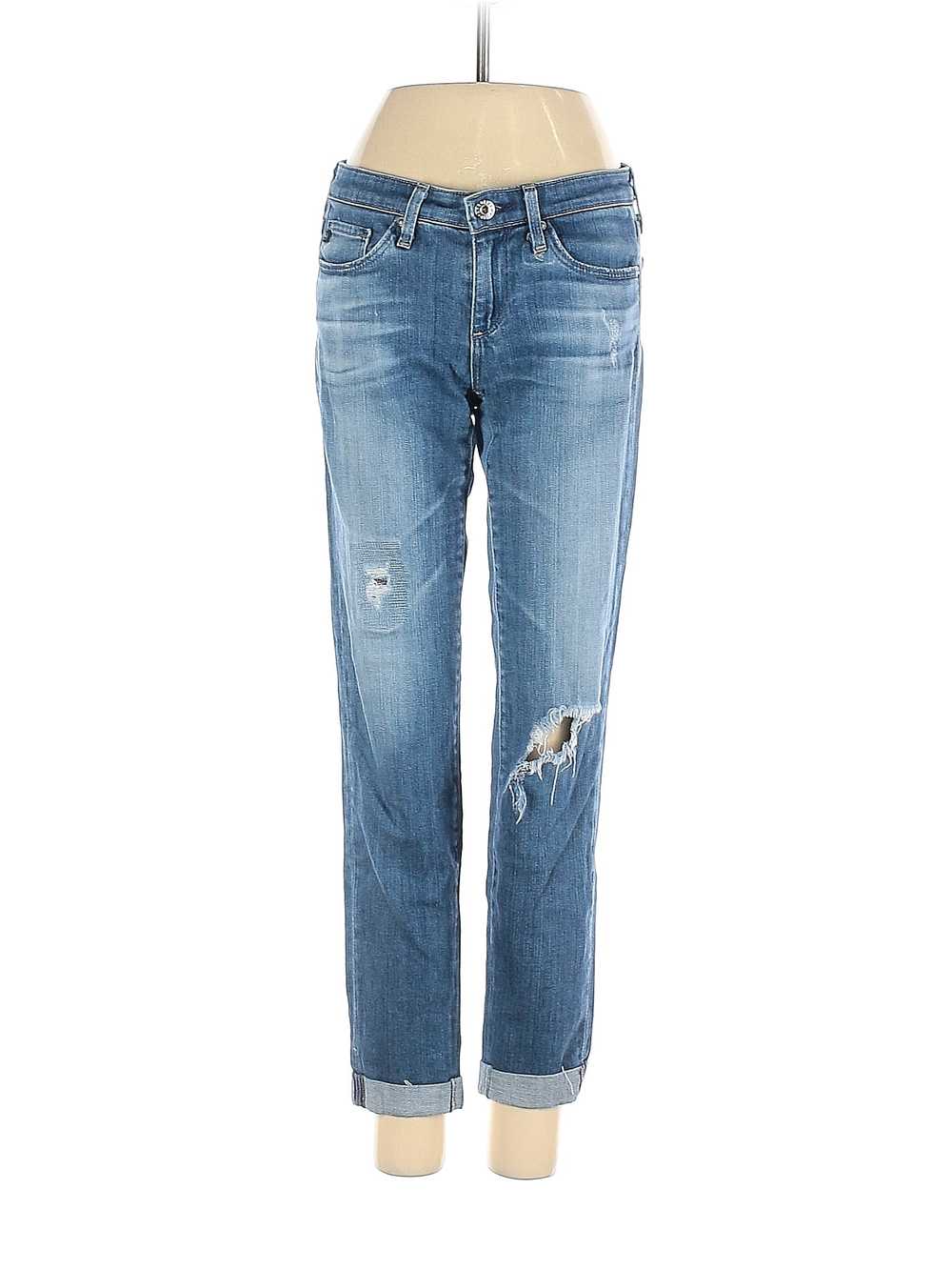 Adriano Goldschmied Women Blue Jeans 24 W Petites - image 1