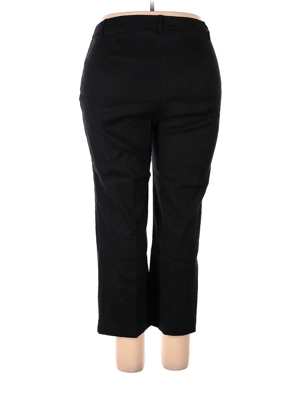 J.Jill Women Black Linen Pants 18 Plus - image 2
