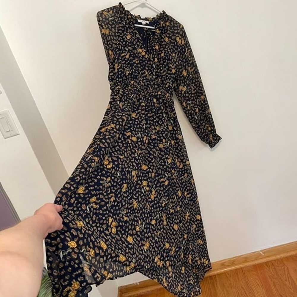 THML ANTHROPOLOGIE ANTHRO Into Fields Dress Navy … - image 6