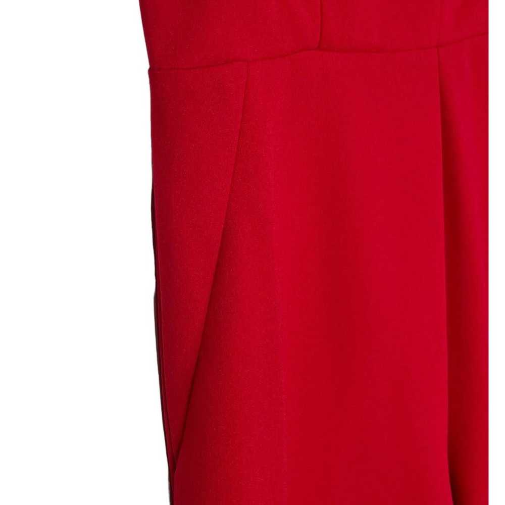 AX Paris Red Sleeveless V-Neck Wide Leg Jumpsuit … - image 6