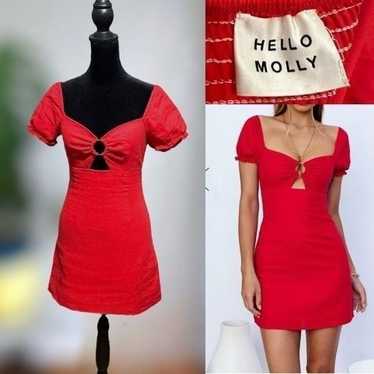 HELLO MOLLY Move your Body Babydoll Dress size L - image 1