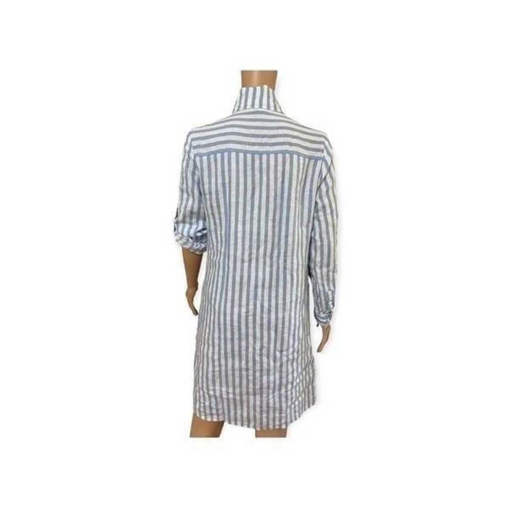 Neiman Marcus Vintage Linen Shirt Dress / Tunic XS - image 2