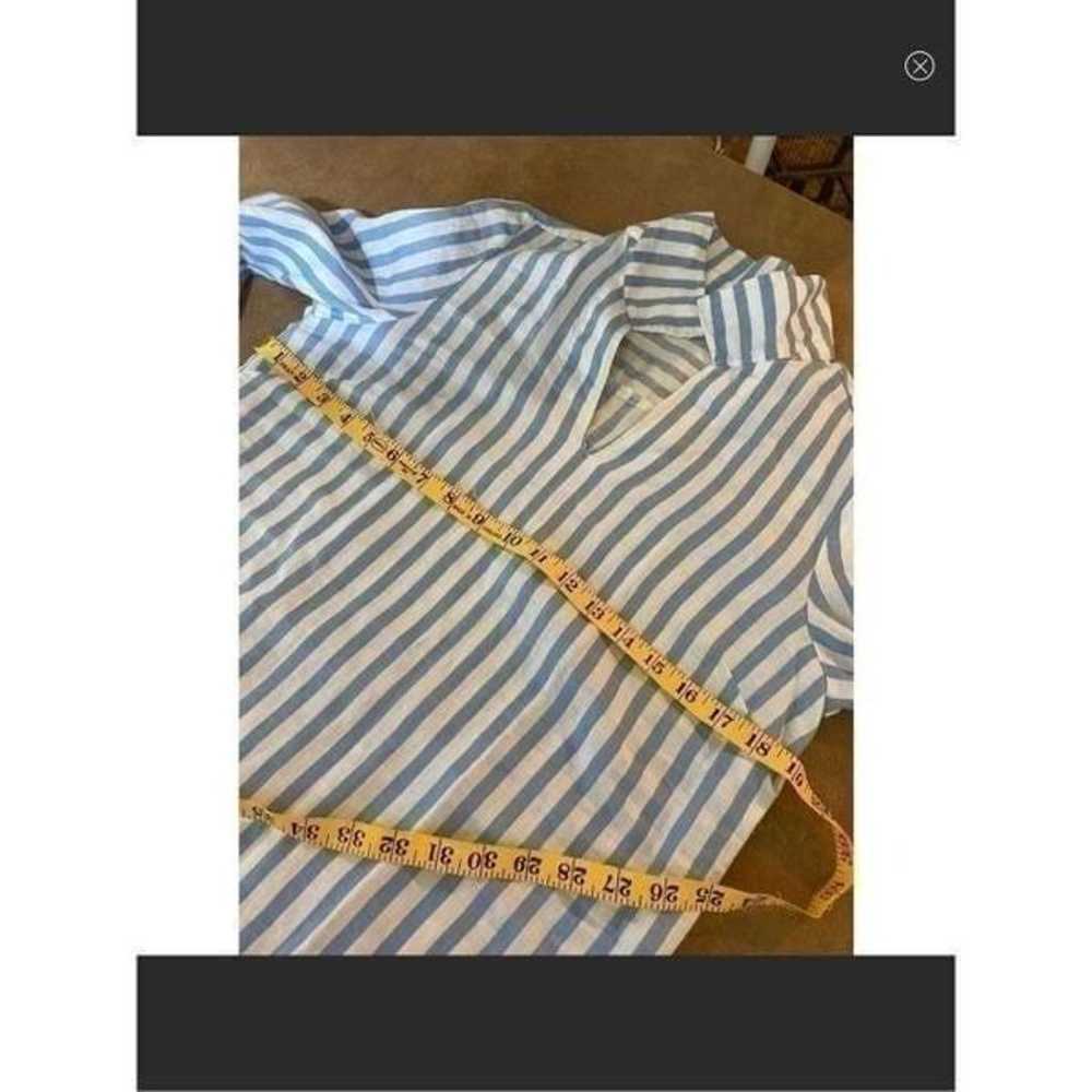 Neiman Marcus Vintage Linen Shirt Dress / Tunic XS - image 3