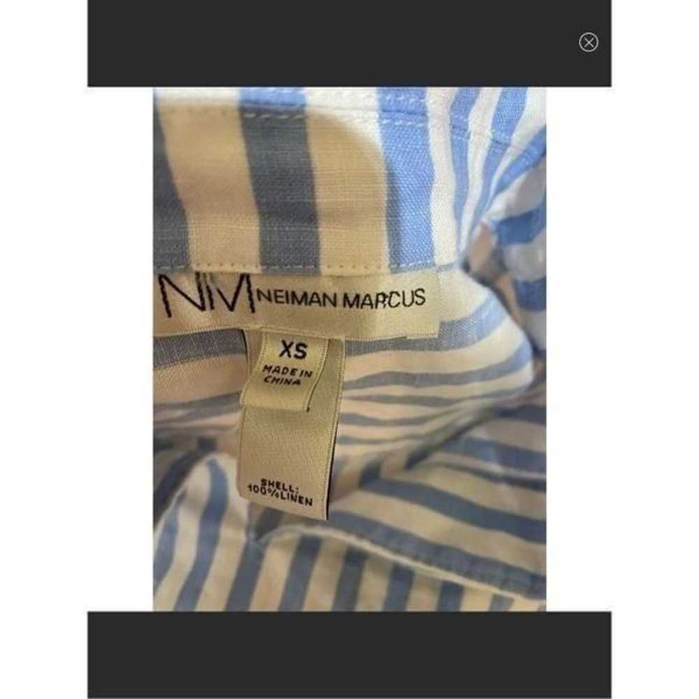 Neiman Marcus Vintage Linen Shirt Dress / Tunic XS - image 6
