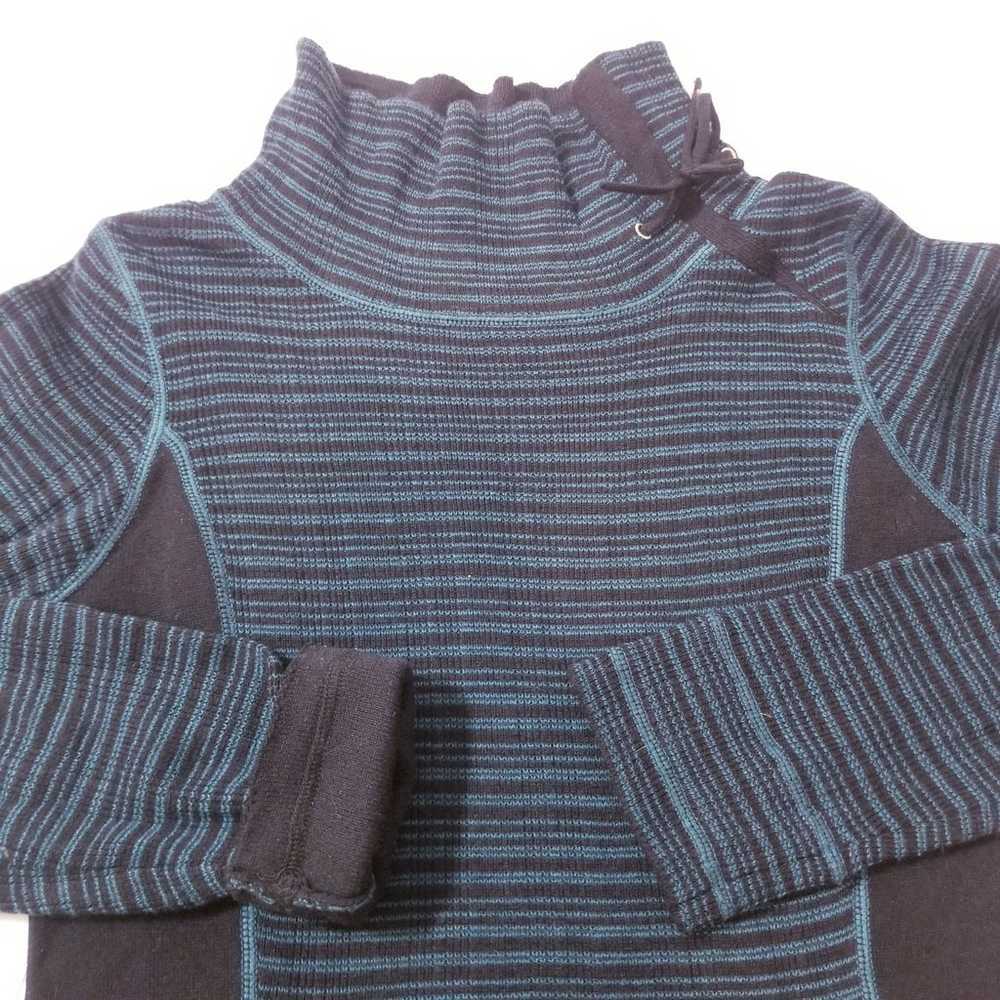 PRANA Mock Neck Wool Blend Knit Sweater Dress - image 4