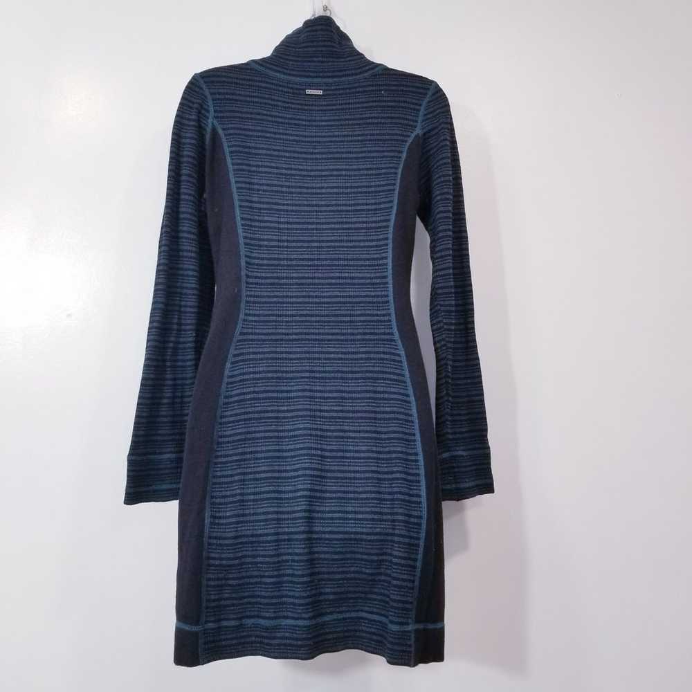 PRANA Mock Neck Wool Blend Knit Sweater Dress - image 5