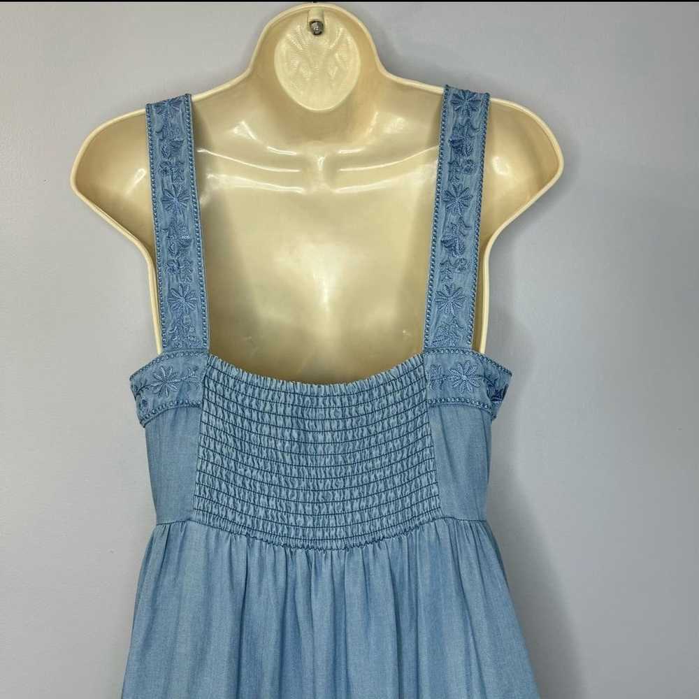 Kate Spade Broome Street Chambray Tiered Maxi Dre… - image 4