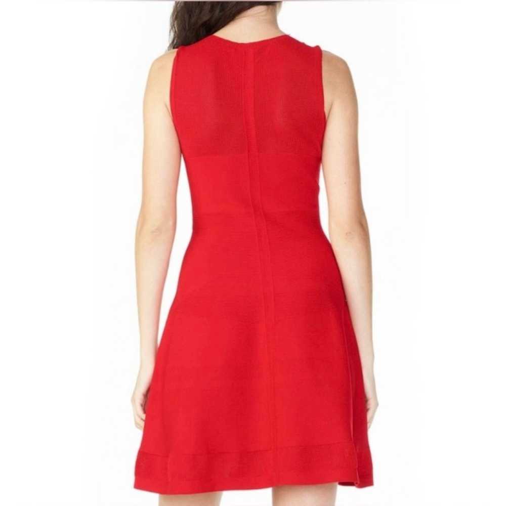 Armani Exchange Textured Knit Fit & Flare Dress - image 3