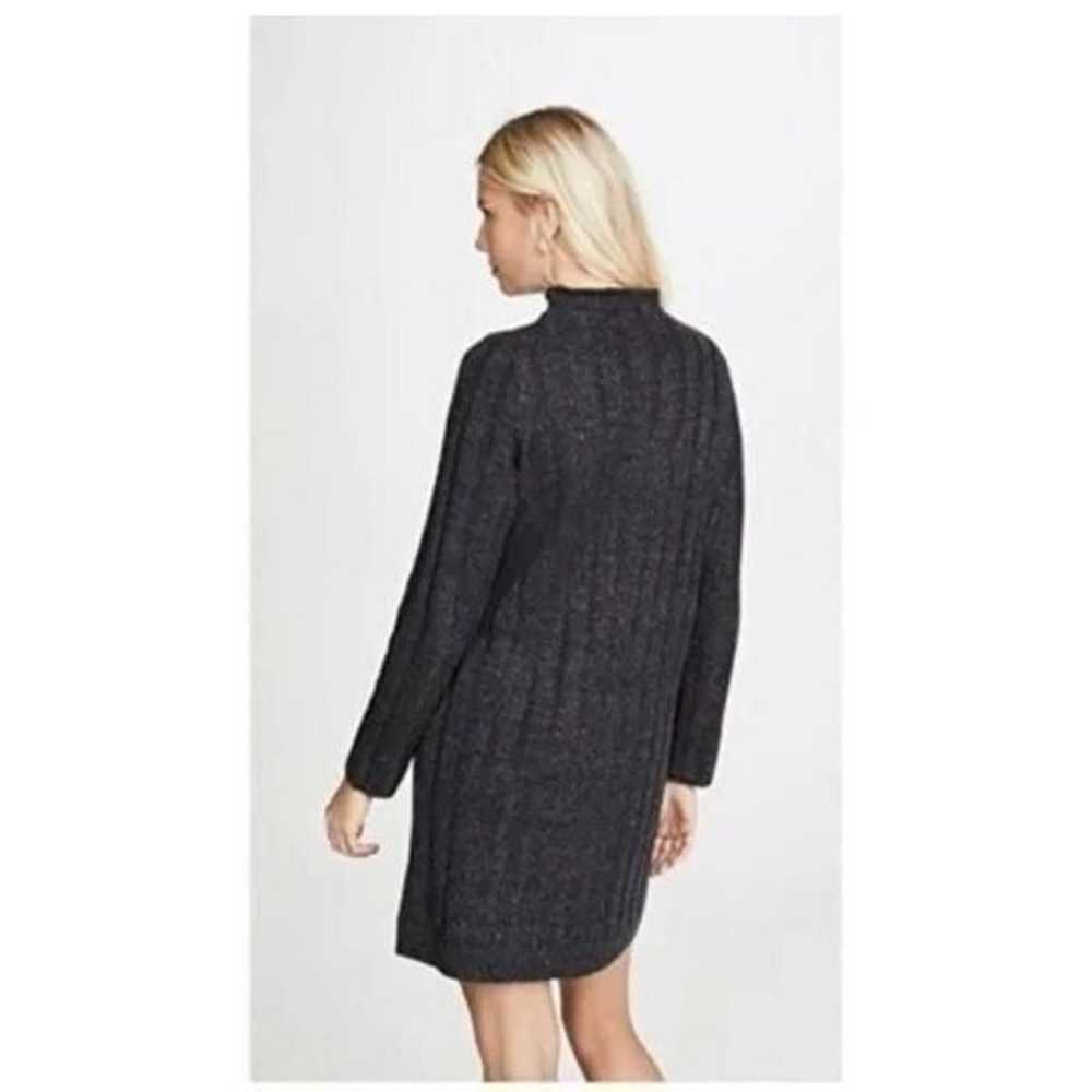 Madewell Wool Blend Donegal Rolled Mock Neck Swea… - image 2