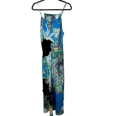 Cache Women's Halter Multi Colored Maxi Dress wit… - image 1