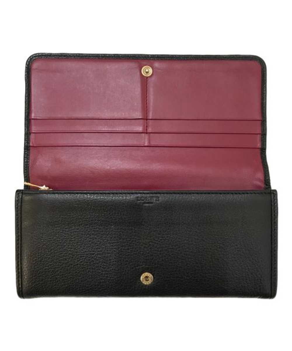 Loewe Anagram Flap Long Wallet Vintage Wallet Wom… - image 4