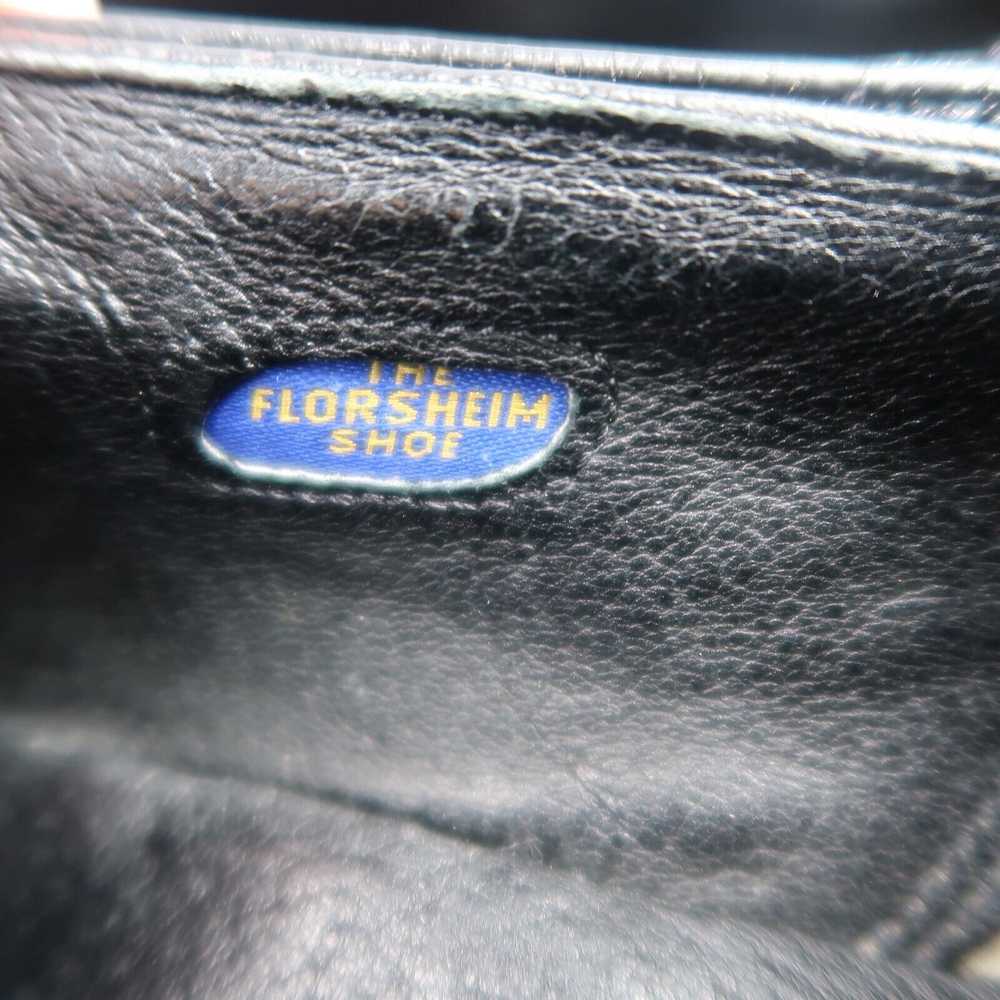Florsheim Shoes Men 7.5 Loafer Tassel Leather Bla… - image 12