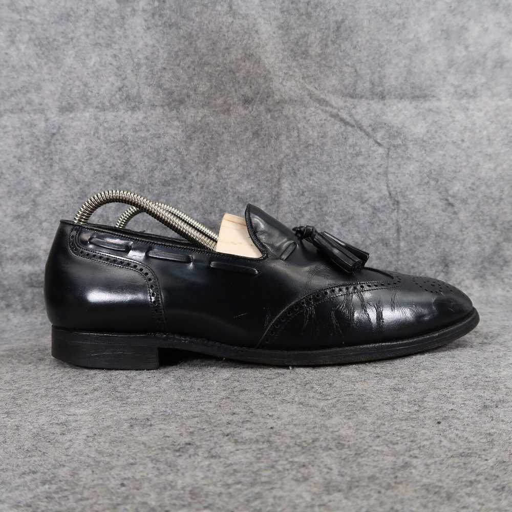 Florsheim Shoes Men 7.5 Loafer Tassel Leather Bla… - image 2