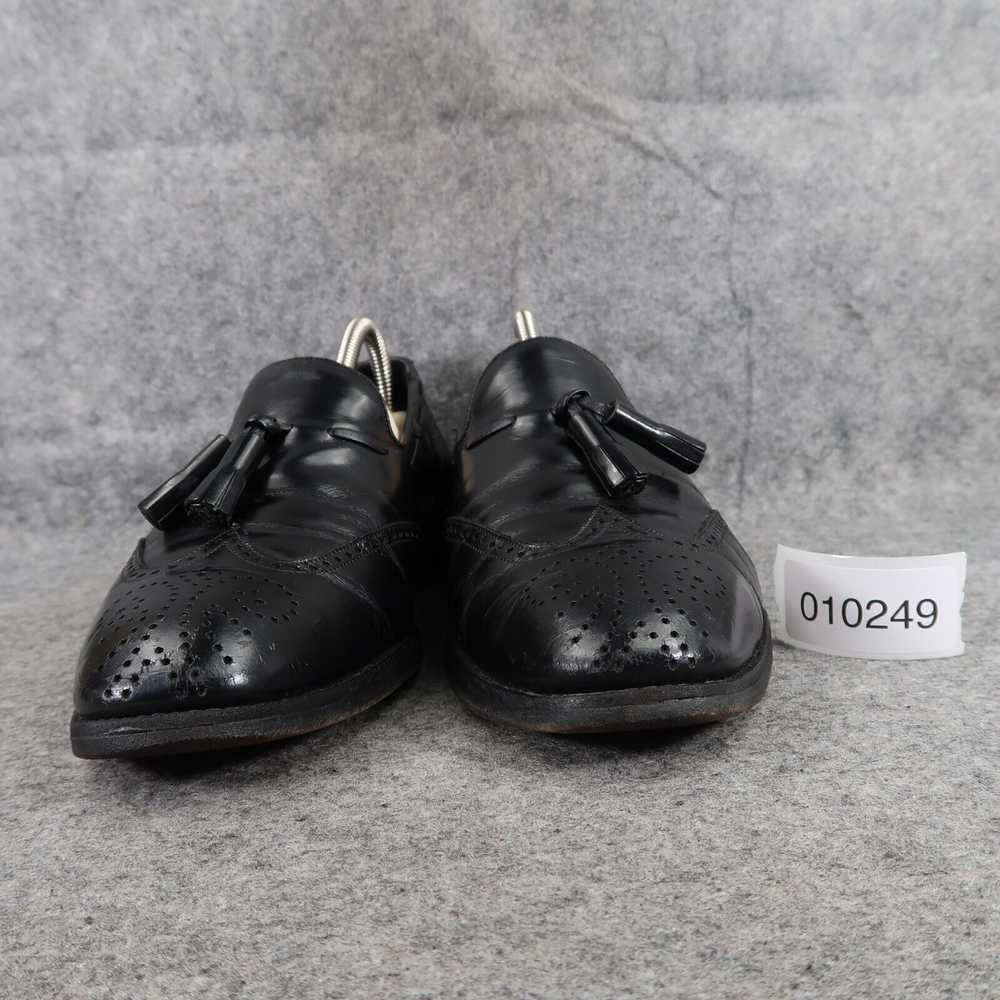 Florsheim Shoes Men 7.5 Loafer Tassel Leather Bla… - image 4
