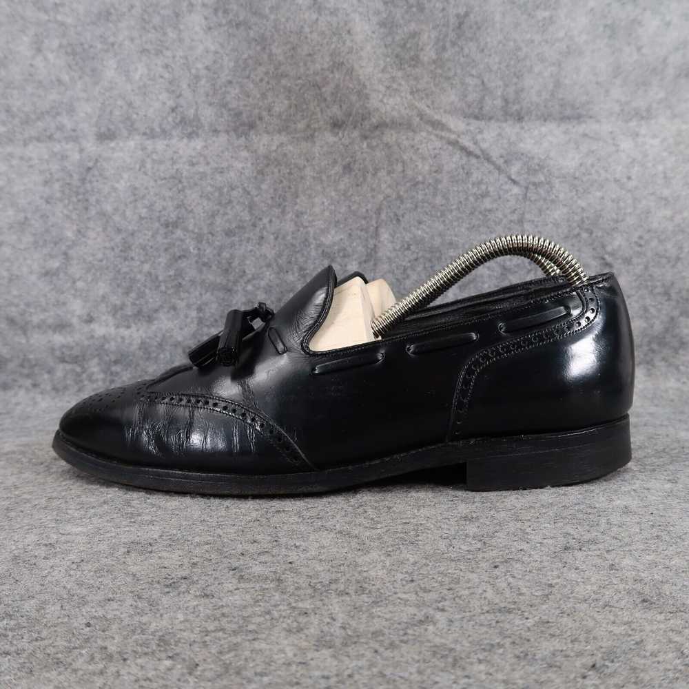 Florsheim Shoes Men 7.5 Loafer Tassel Leather Bla… - image 5