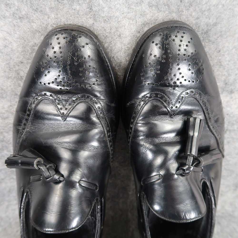 Florsheim Shoes Men 7.5 Loafer Tassel Leather Bla… - image 8