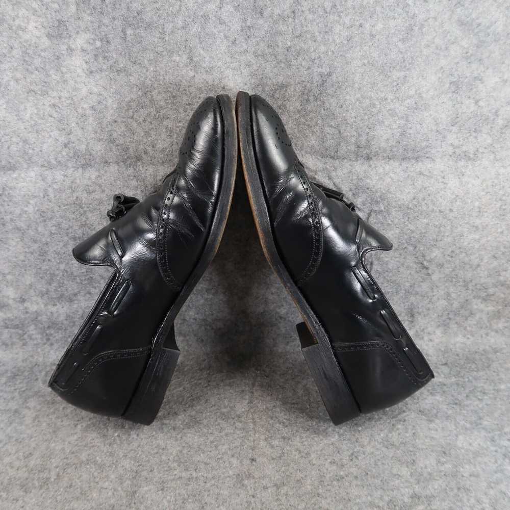 Florsheim Shoes Men 7.5 Loafer Tassel Leather Bla… - image 9