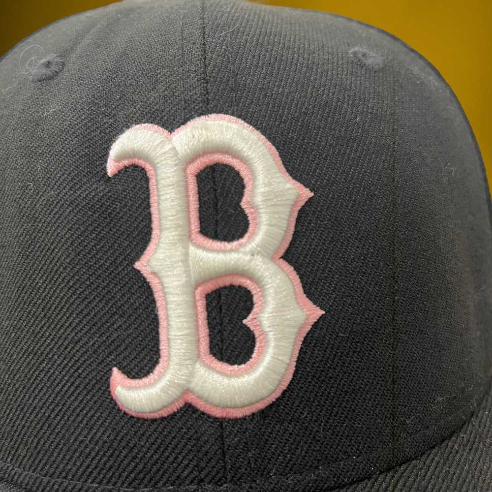 Vintage Boston Red Sox Pink New Era 9Fifty Snapba… - image 2