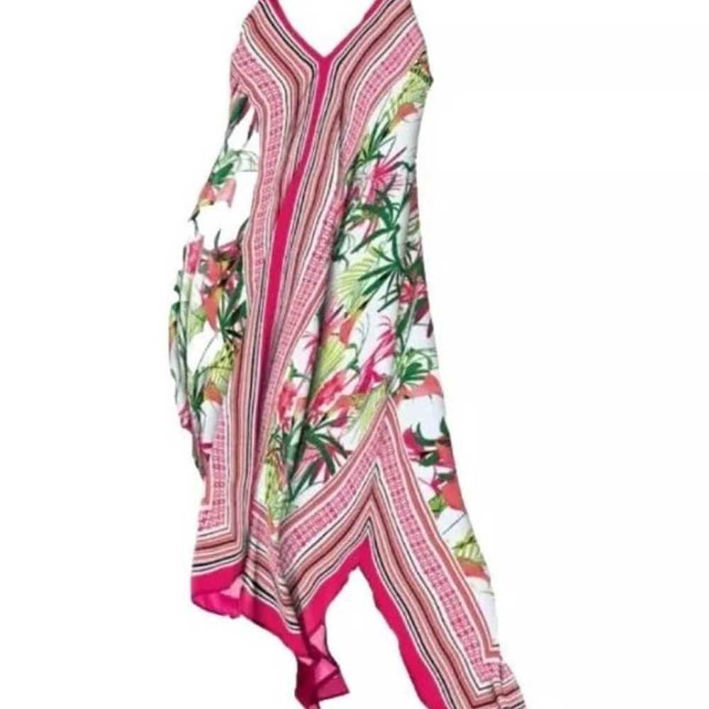 Tropical Maxi Dress Woman Plus 3X Hawaiian Beachy… - image 2