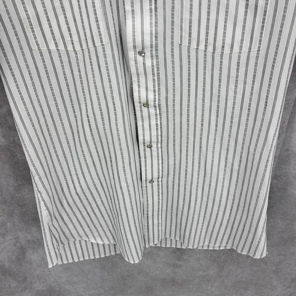 Panhandle Slim Western Shirt Mens 15.5 Stripe Pea… - image 2