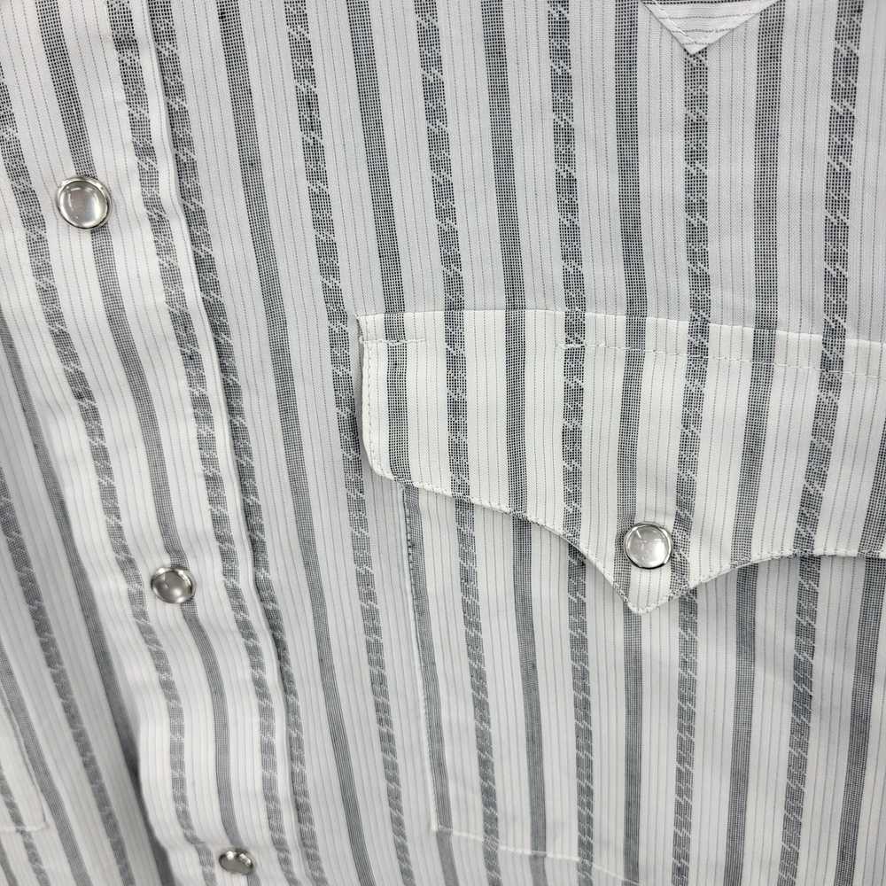 Panhandle Slim Western Shirt Mens 15.5 Stripe Pea… - image 4