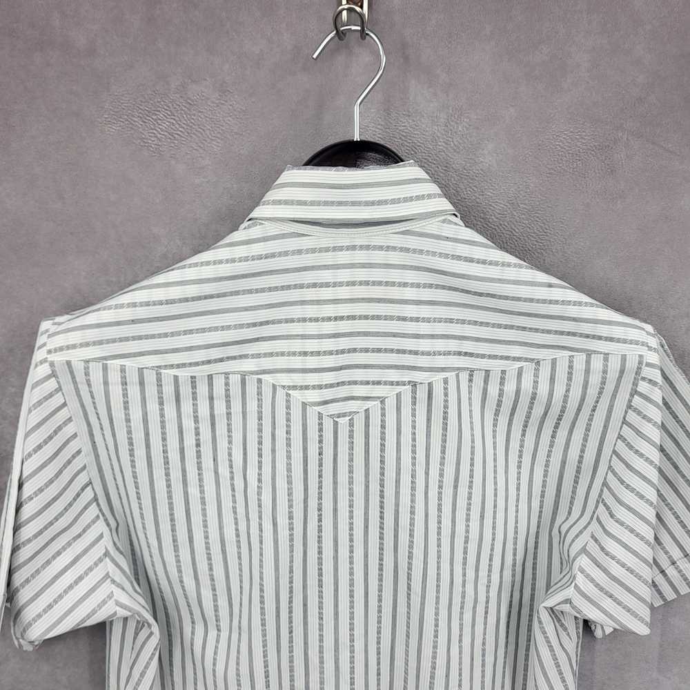 Panhandle Slim Western Shirt Mens 15.5 Stripe Pea… - image 8
