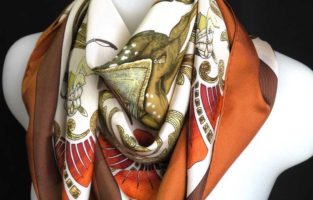 Hermes Large Format Scarf Carre 90 Cleaned D62 2 - image 3