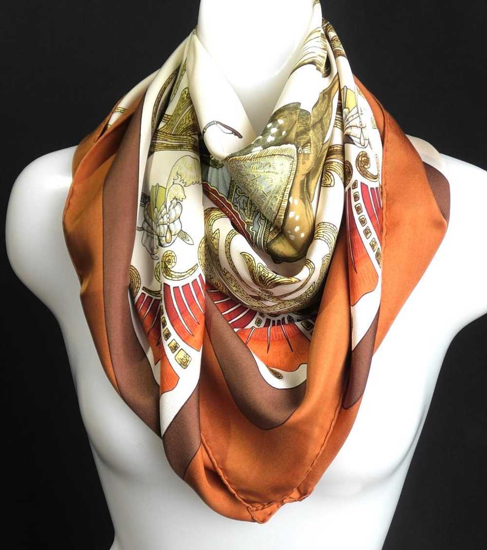 Hermes Large Format Scarf Carre 90 Cleaned D62 2 - image 4
