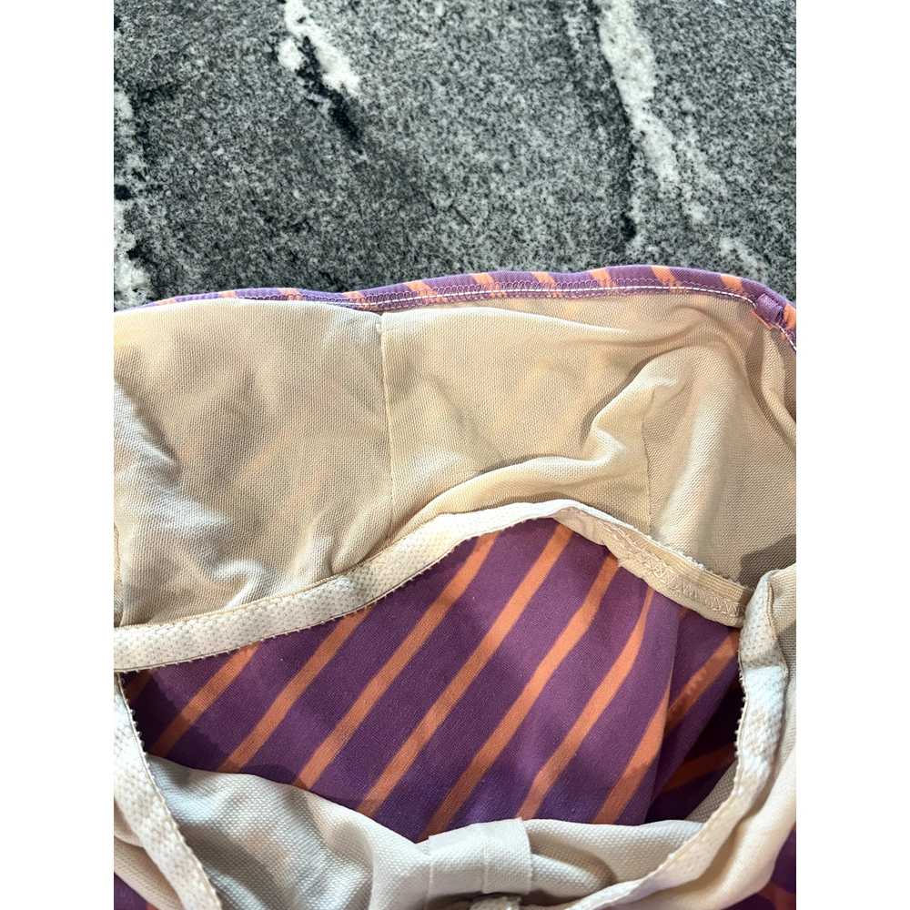 Vintage E. Stewart purple and pink striped swimsu… - image 7