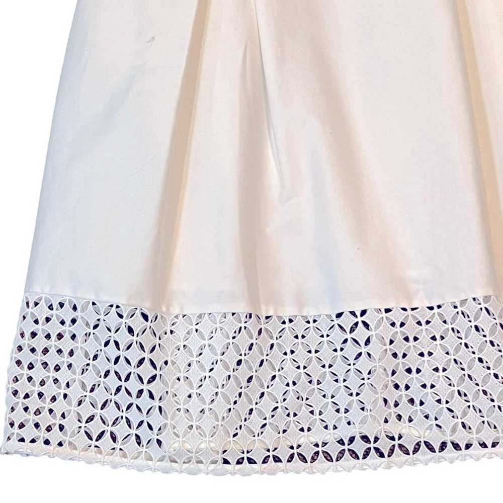 CALVIN KLEIN white dress crisp cotton size 8 slee… - image 3