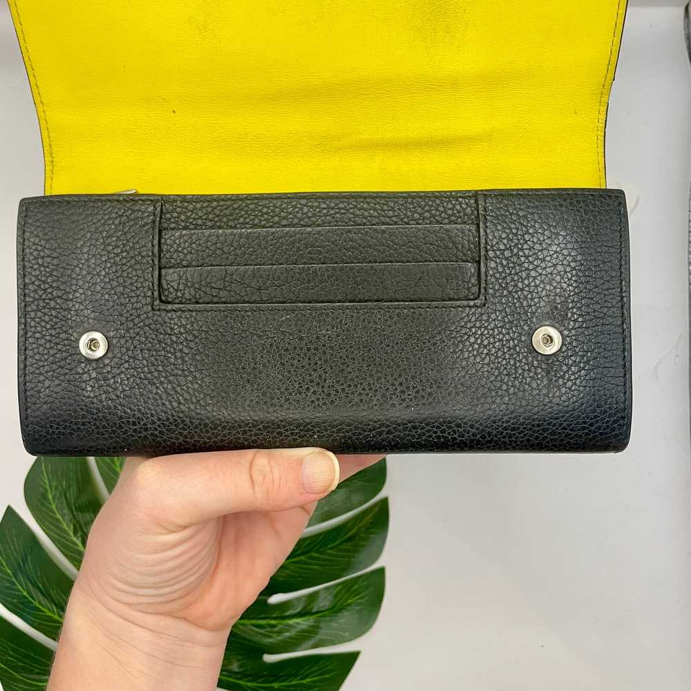 Celine Large Flap Wallet Continental Long Double … - image 8