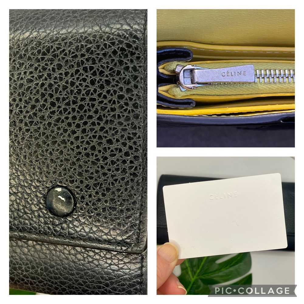 Celine Large Flap Wallet Continental Long Double … - image 9
