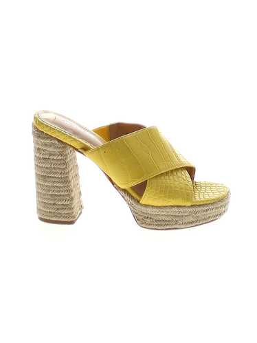 Just Fab Women Yellow Heels 6.5 - image 1