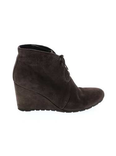Clarks Women Brown Ankle Boots 6.5