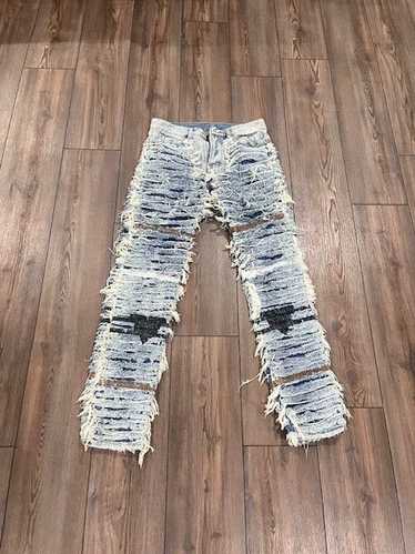 MNML MNML Blue Distressed Jeans