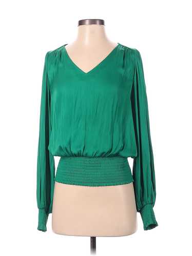 RACHEL Rachel Roy Women Green Long Sleeve Blouse S