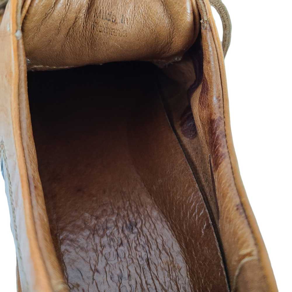 Josef Seibel brown leather lace up comfort brogue… - image 8