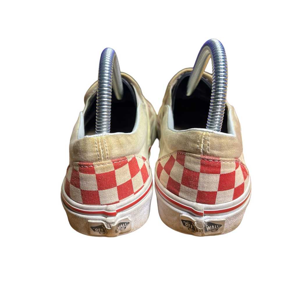 Vans Classic Red Checkerboard Slip-On Unisex Snea… - image 8