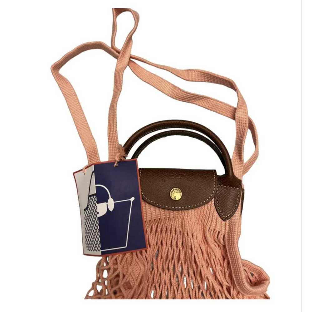 Longchamp Mademoiselle cloth handbag - image 5