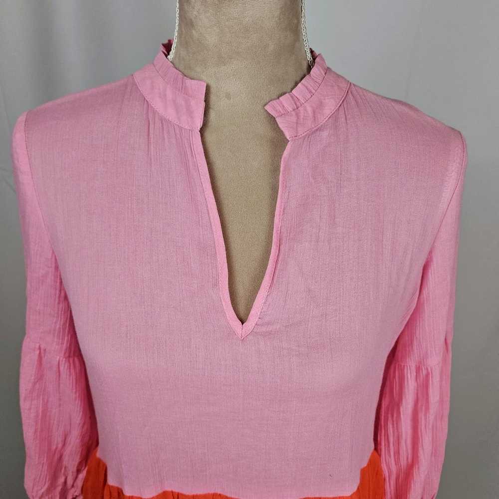 Vilagallo Tammy Grenadine Bambula Dress Pink Colo… - image 2